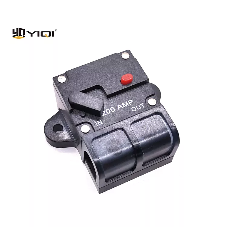 12V-48V مقاوم للماء تيار مستمر قطاع دارة إعادة الضبط التلقائي