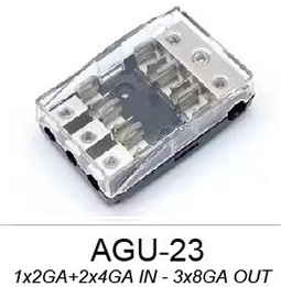 Heavy-Duty Multi-Channel AGU Fuse Holder for Car