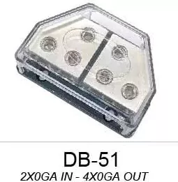Double-row Type High-density Multi-port Vehicle Power Panel