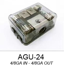 Heavy-Duty Multi-Channel AGU Fuse Holder for Car