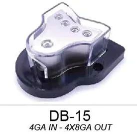 Tinned-copper Multi-wire Distribution Block Circuit Splitter